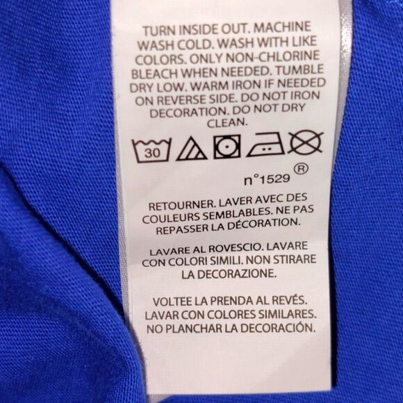 Polo Ralph Lauren Big Boys Short-Sleeve Big Pony Jersey T-Shirt Blue Size L EUC - Picture 14 of 14